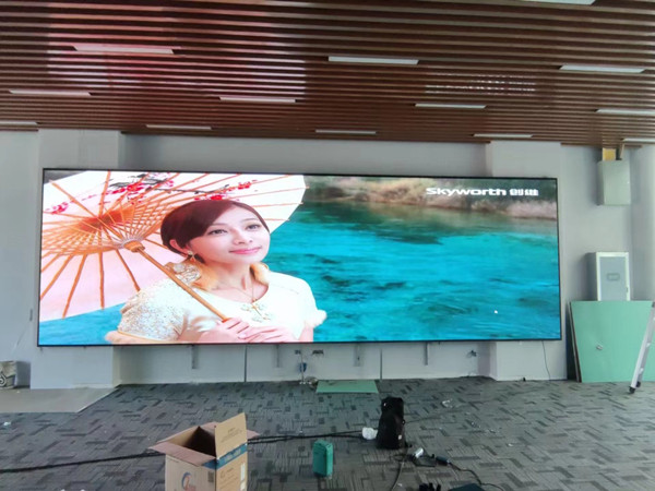 金口河P1.53led小间距屏安装案例